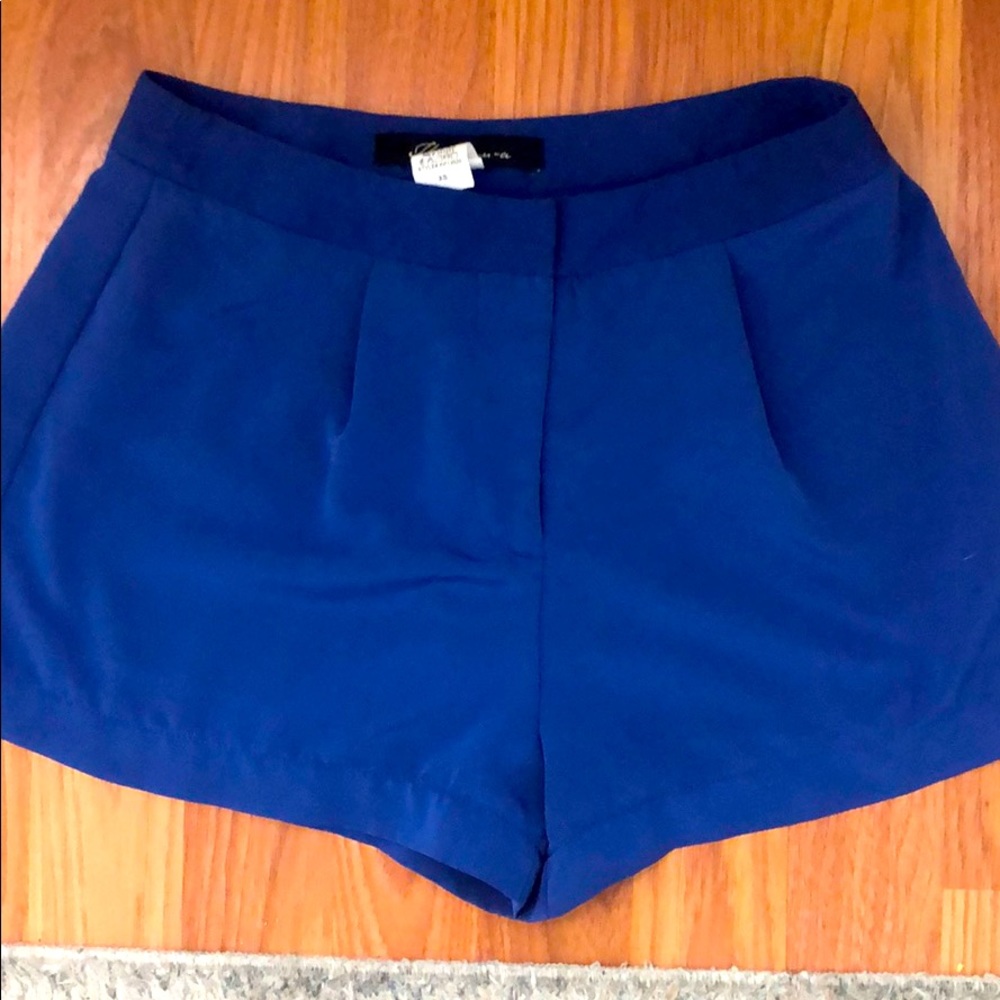 Blue shorts